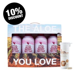 Aloe+ Challenge BERRY NECTAR 4 PACK & PRO B