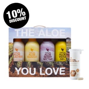Aloe+ Challenge MIXED GEL 4 PACK & PRO B