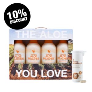Aloe+ Challenge PEACHES 4 PACK & PRO B